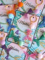 Ponponlu Deniz Kızı Anahtarlık