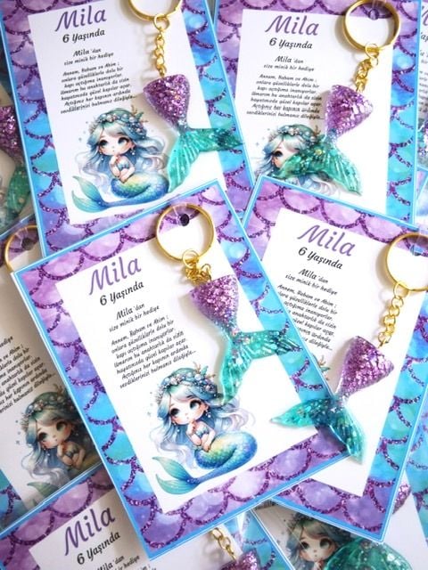 Deniz Kızı Anahtarlık