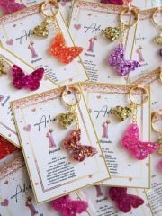 Kalpli Kelebek Anahtarlık