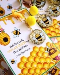 Kancalı Ponponlu Anahtarlık