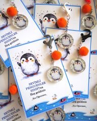 Kancalı Ponponlu Anahtarlık